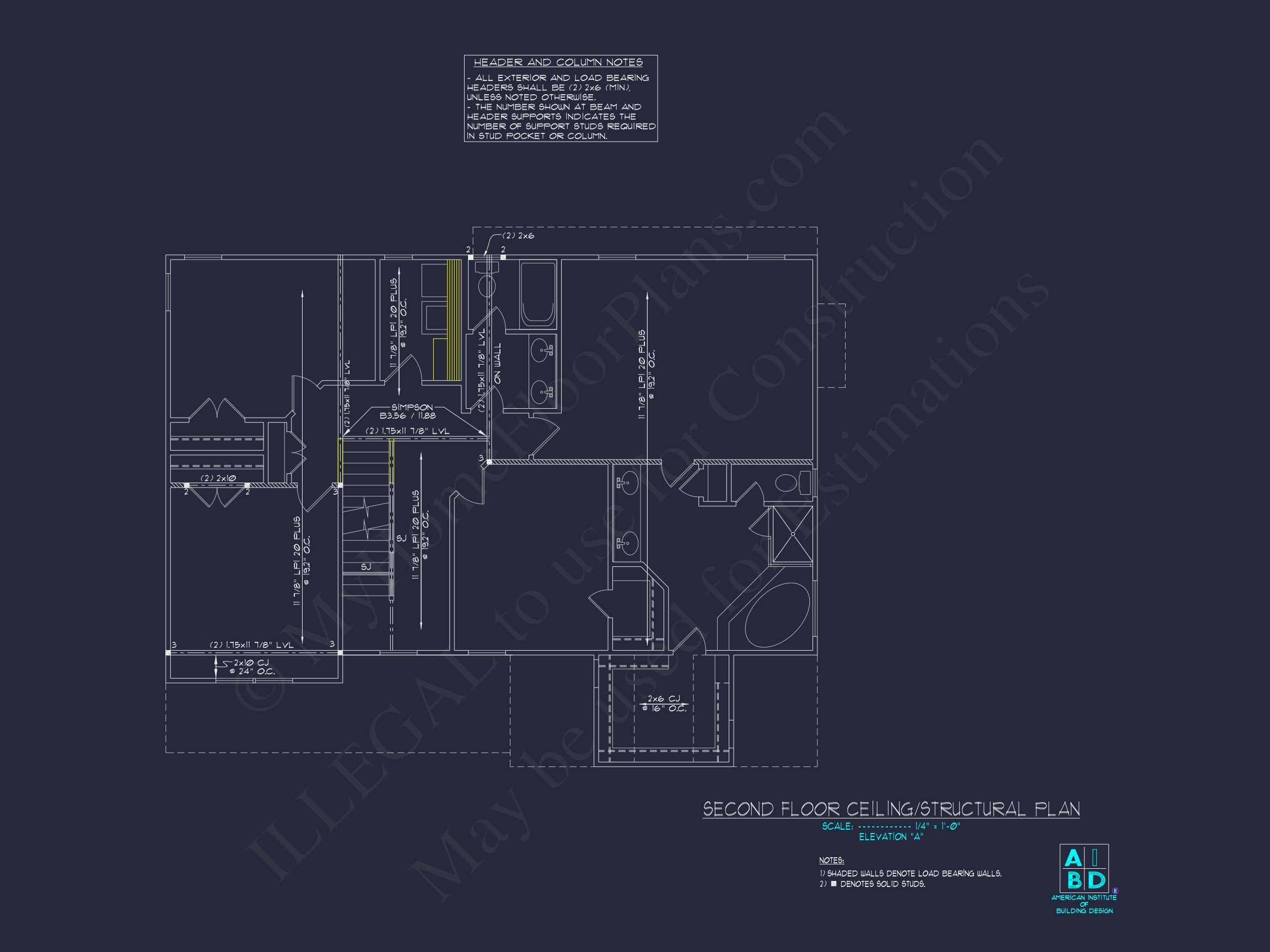 Modern Home Plan with Detailed Floor Designs and CAD Blueprints