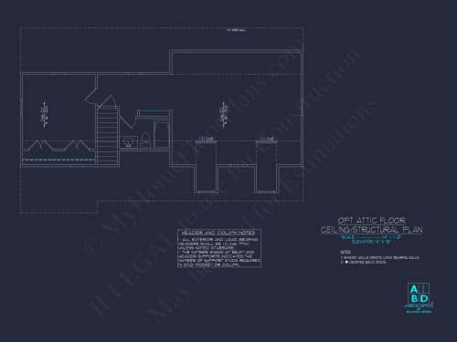 Modern Home Plan with Detailed Floor Designs and CAD Blueprints