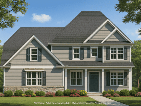 Modern Southern Home Plan with Spacious Blueprint Designs