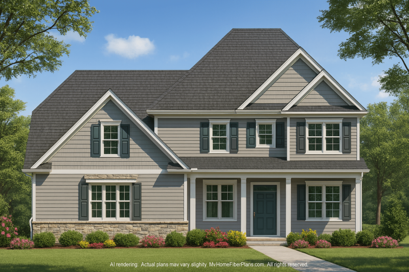 Modern Southern Home Plan with Spacious Blueprint Designs