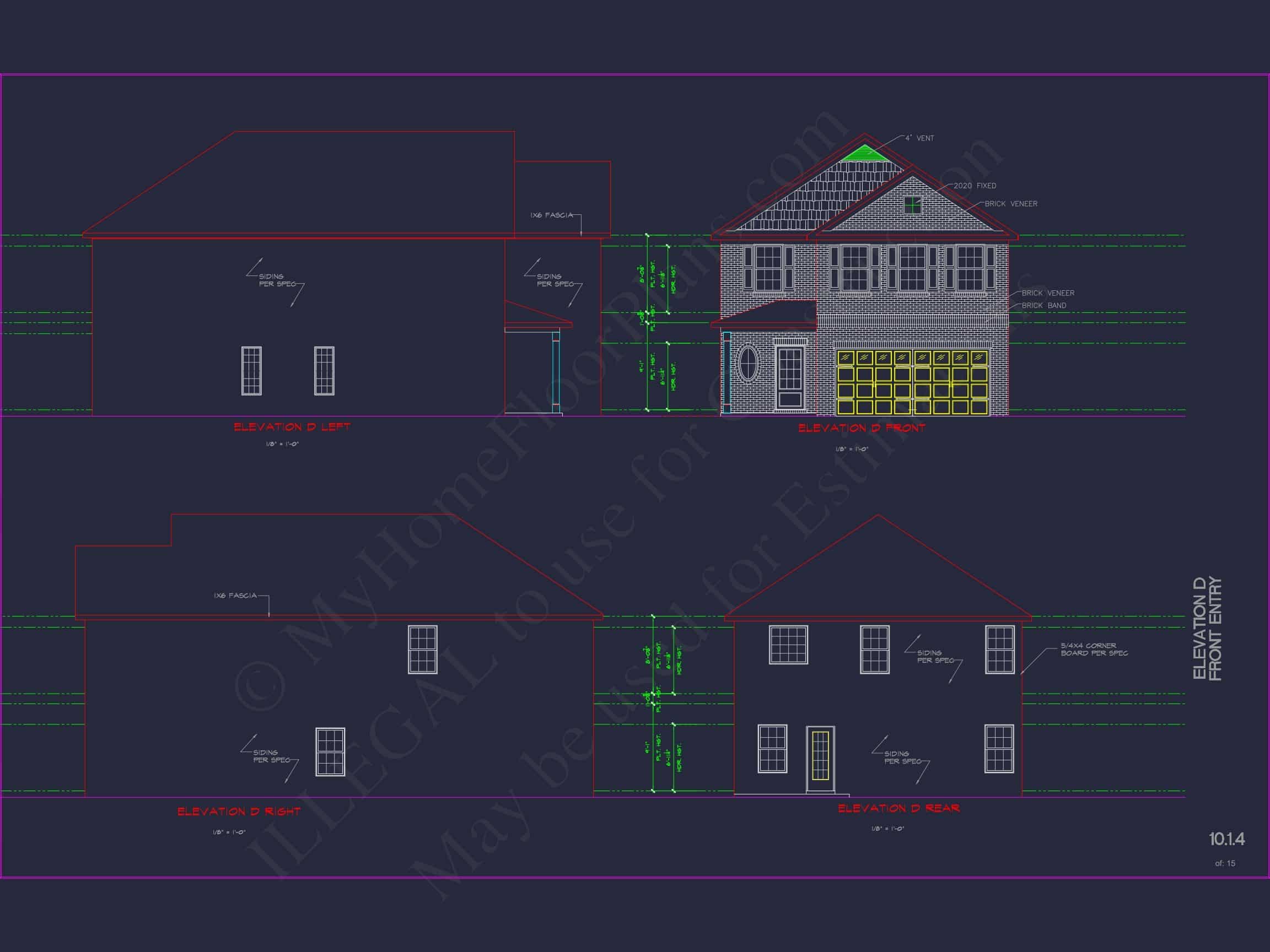 Modern Suburban Home Plan with 4 Bedrooms & Spacious Layout (31)