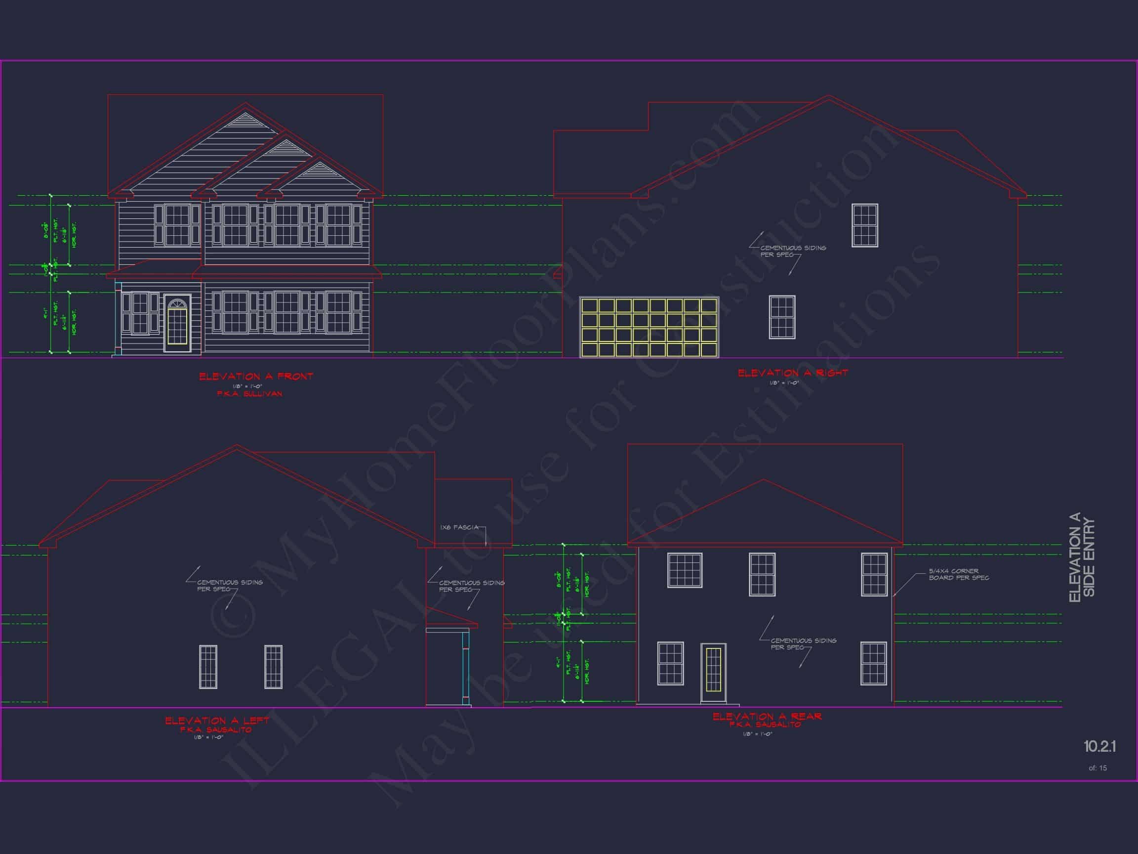 Modern Suburban Home Plan with 4 Bedrooms & Spacious Layout (35)