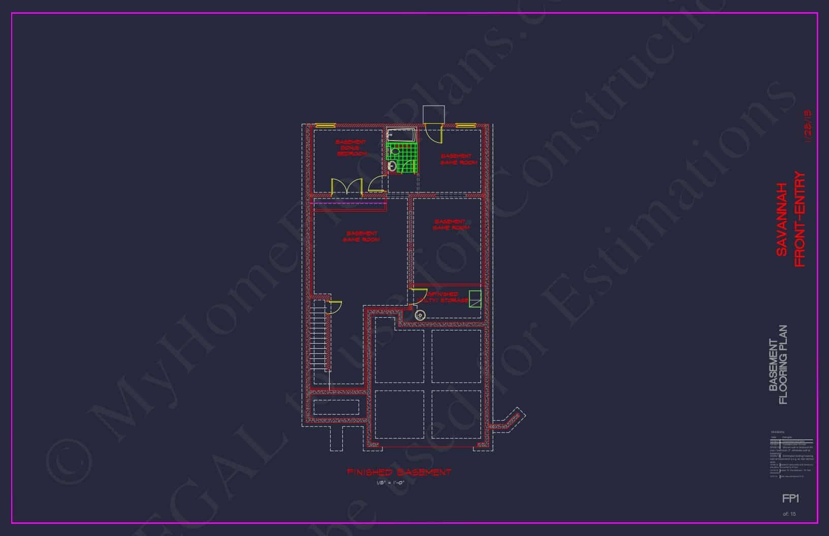 Modern Suburban Home Plan with 4 Bedrooms & Spacious Layout (54)