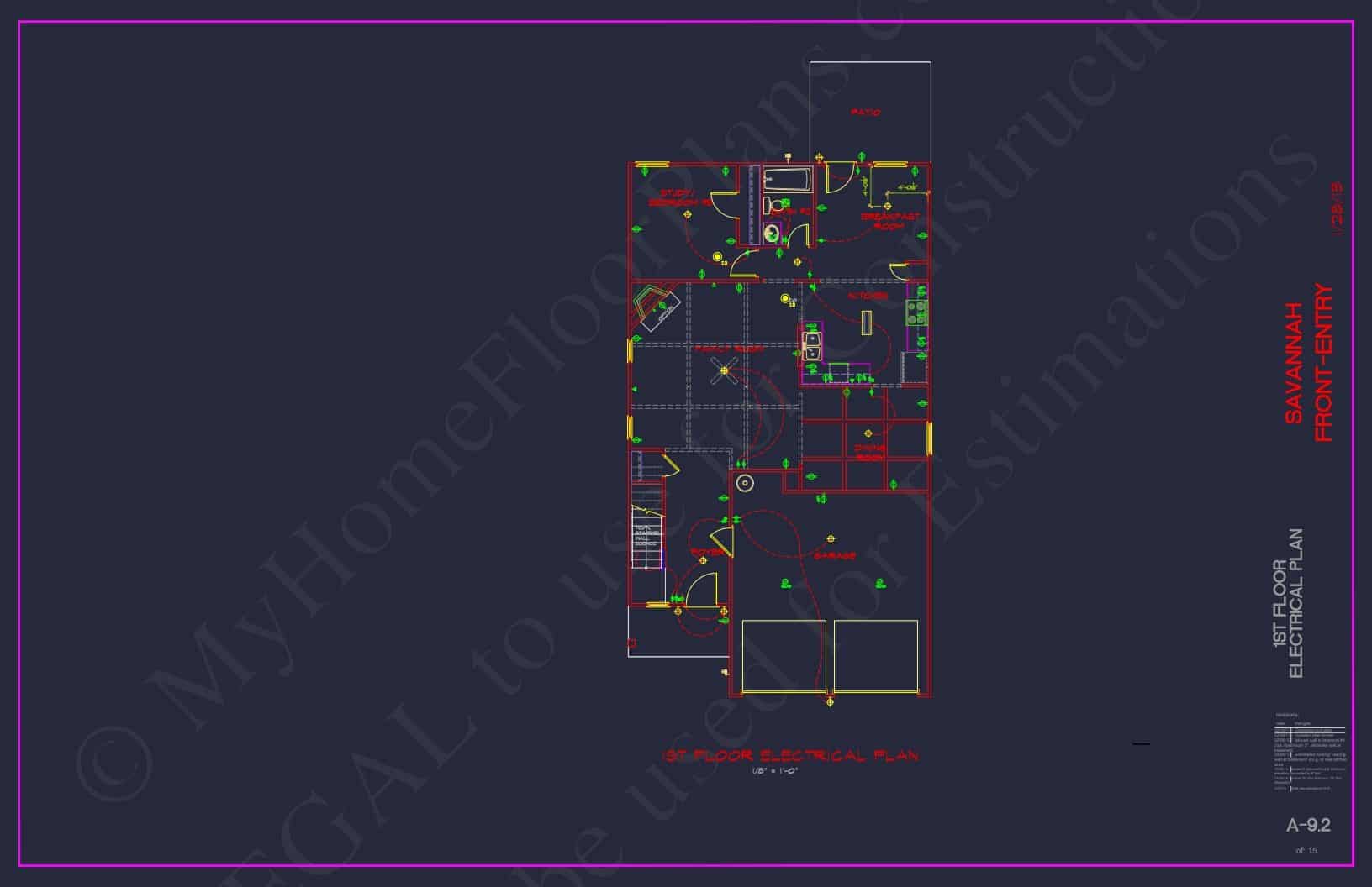 Modern Suburban Home Plan with 4 Bedrooms & Spacious Layout (74)