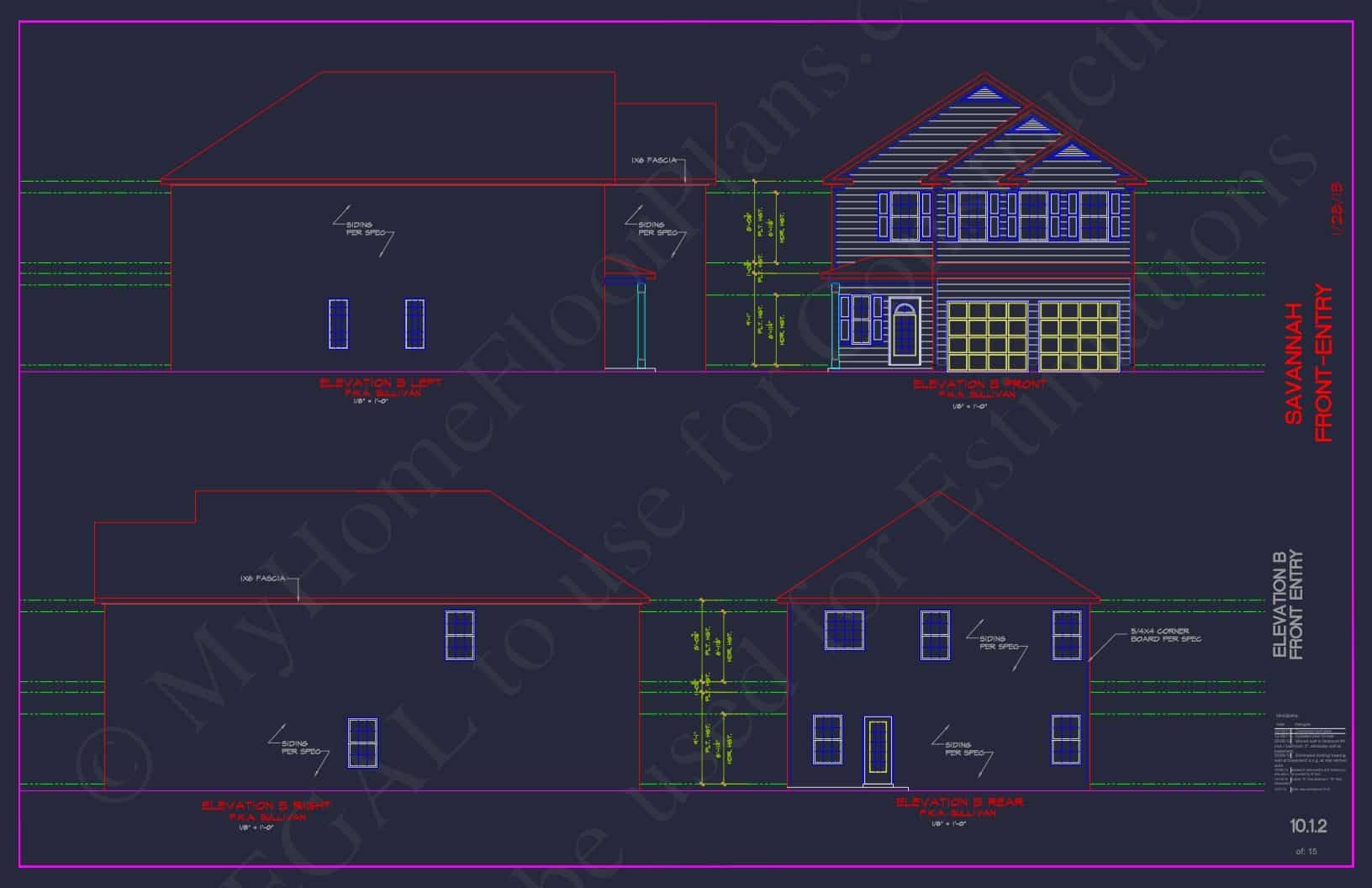 Modern Suburban Home Plan with 4 Bedrooms & Spacious Layout (78)