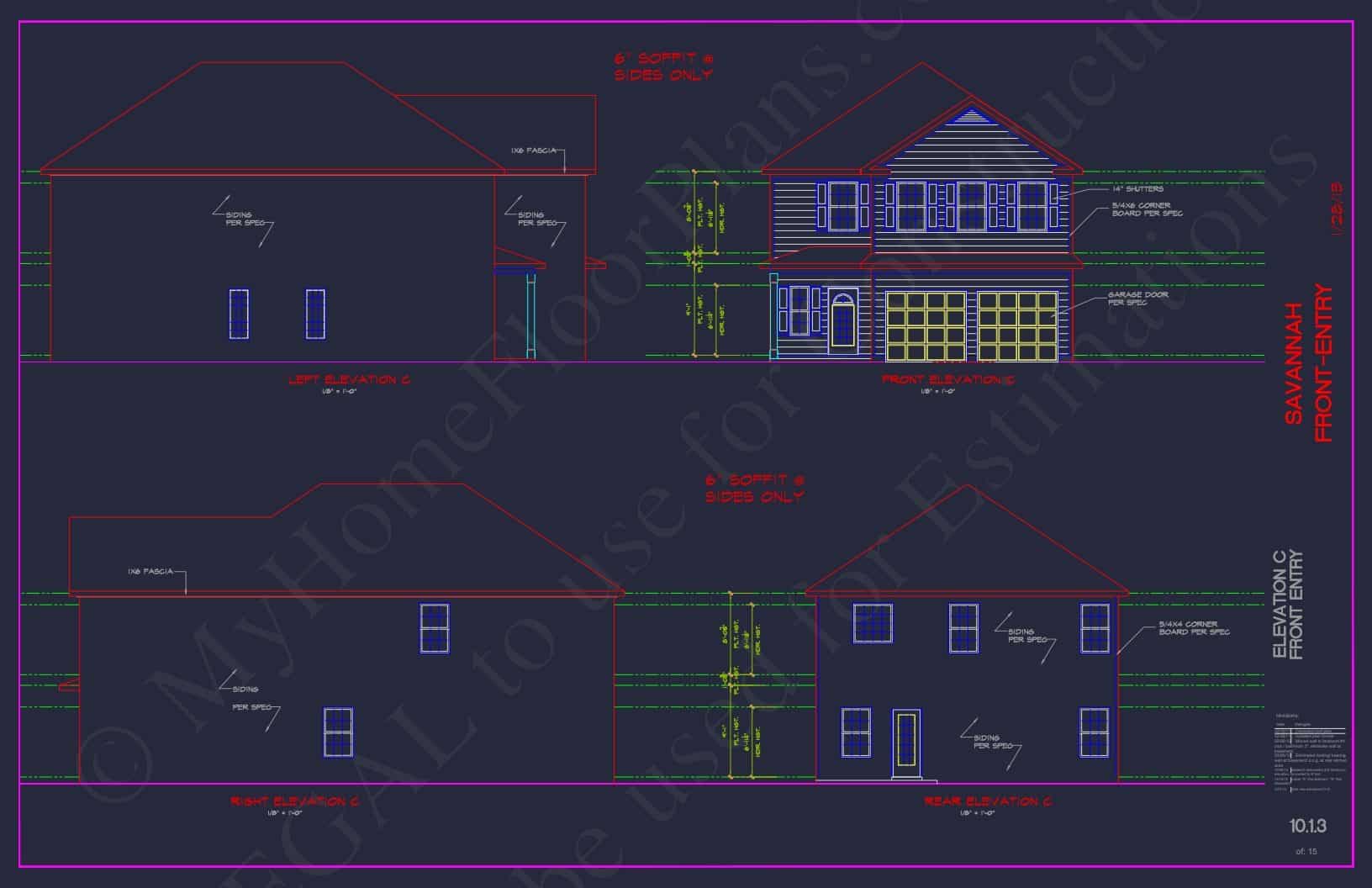 Modern Suburban Home Plan with 4 Bedrooms & Spacious Layout (79)