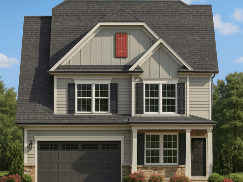 Modern Suburban Home Plan with CAD-Blueprint Designs