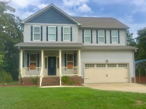 Modern Two-Story Home Plan with CAD Blueprint and Functional Layout