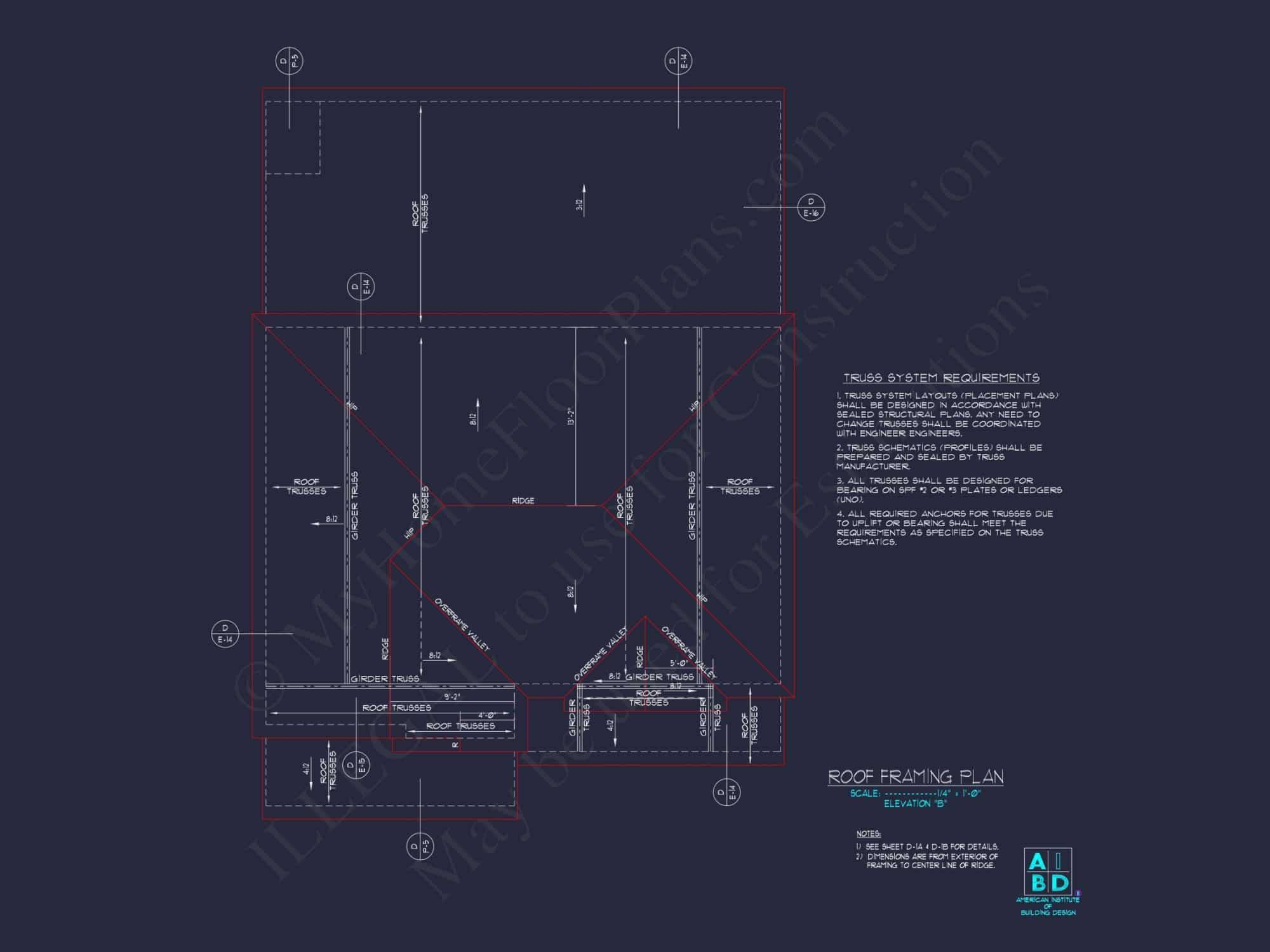 Modern Two-Story Home Plan with CAD Blueprint and Functional Layout