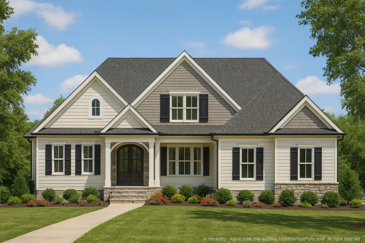 Perfect 2-Story House Plan Blueprint with Craftsman & Traditional Designs