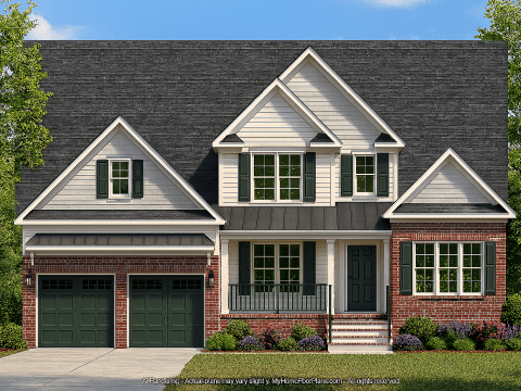 Spacious 2-Story 4-Bedroom House Plan with Sunroom and Recreation Room
