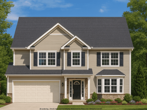 Spacious 2-Story Home Plan with CAD Designs and Floor Blueprints