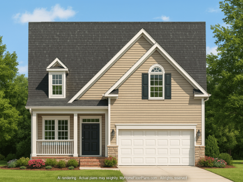 Spacious 4-Bedroom Home Plan with CAD Designs and Floor Blueprints