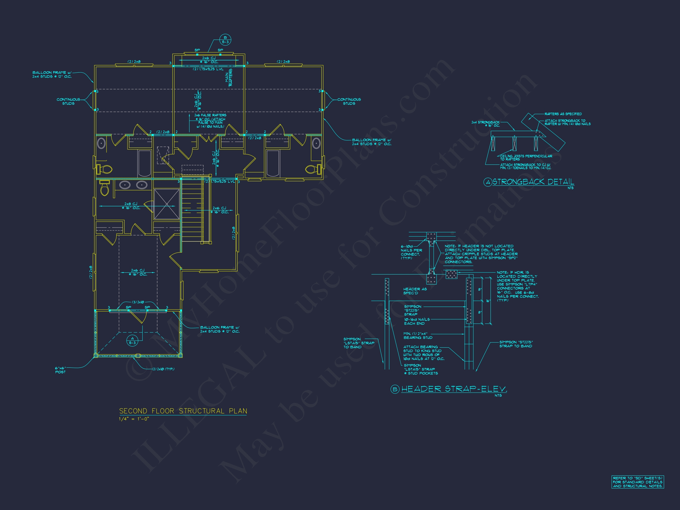 Spacious 5-Bedroom Beach Home Floor Plan with CAD Designs