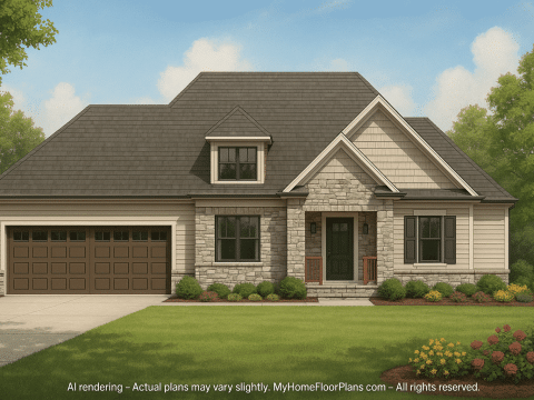 Spacious 5-Bedroom House Plan with Modern Floor Design & CAD Blueprint