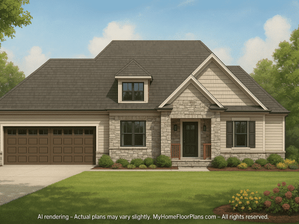 Spacious 5-Bedroom House Plan with Modern Floor Design & CAD Blueprint