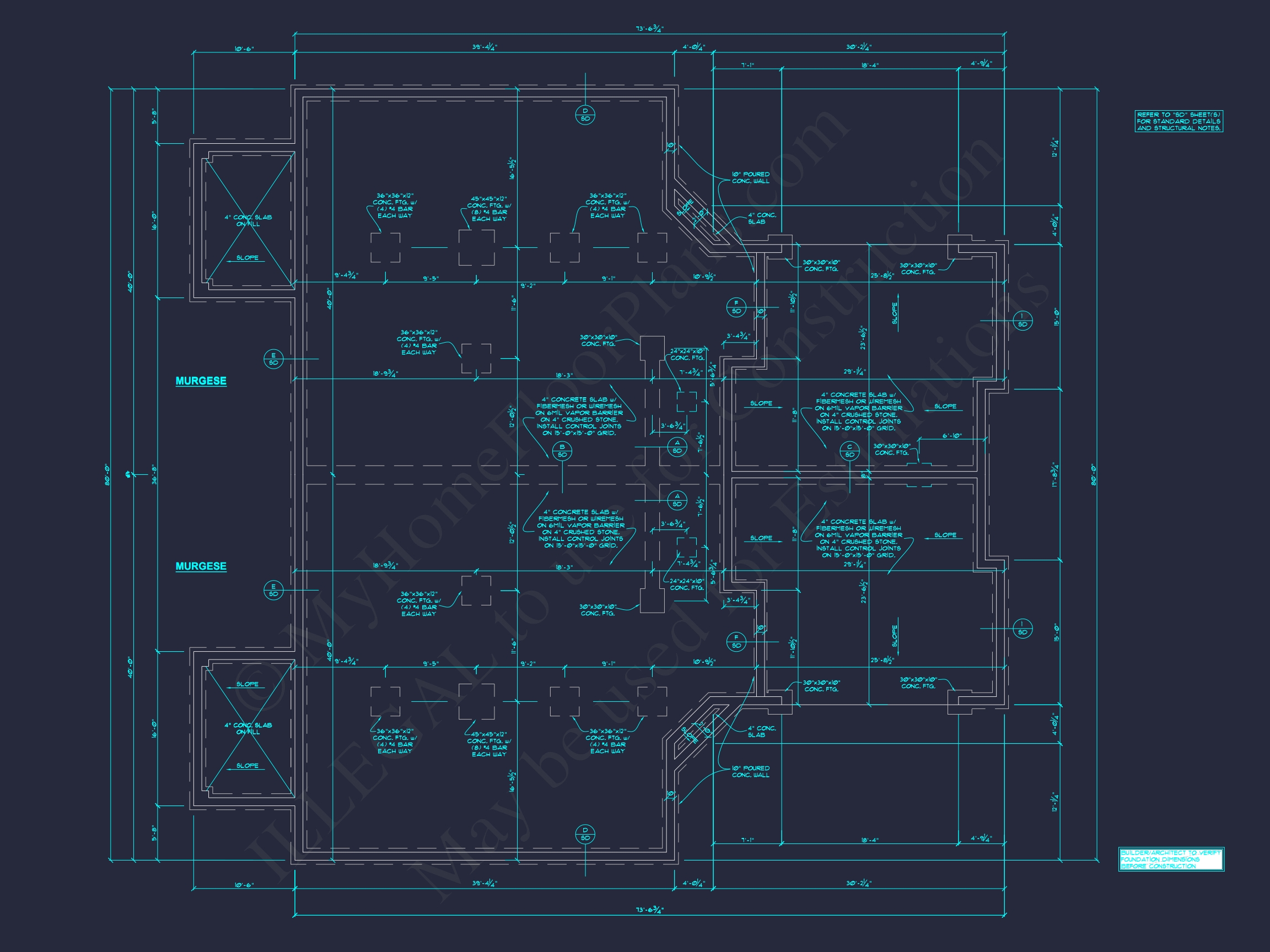 Spacious Duplex Home Plan with 83' x 62' Design and Southern Charm