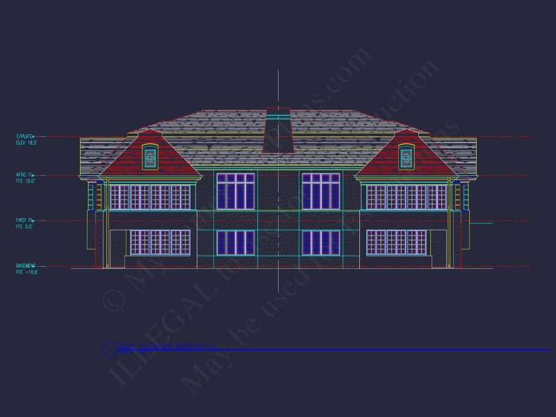 Spacious Duplex Home Plan with 83' x 62' Design and Southern Charm