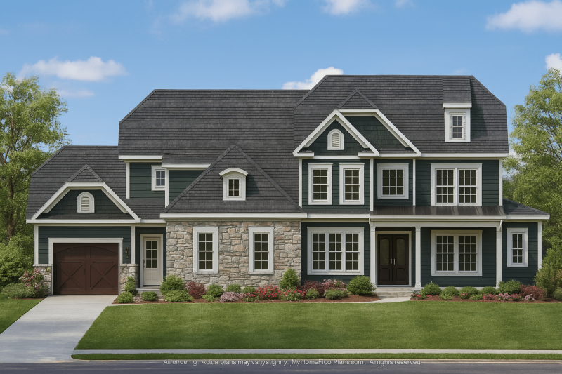 Spacious House Plan with 5 Bedrooms, 5+ Baths & Luxurious Features