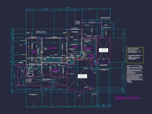 Stunning 5-Bedroom Home Plan with Full CAD Architectural Design