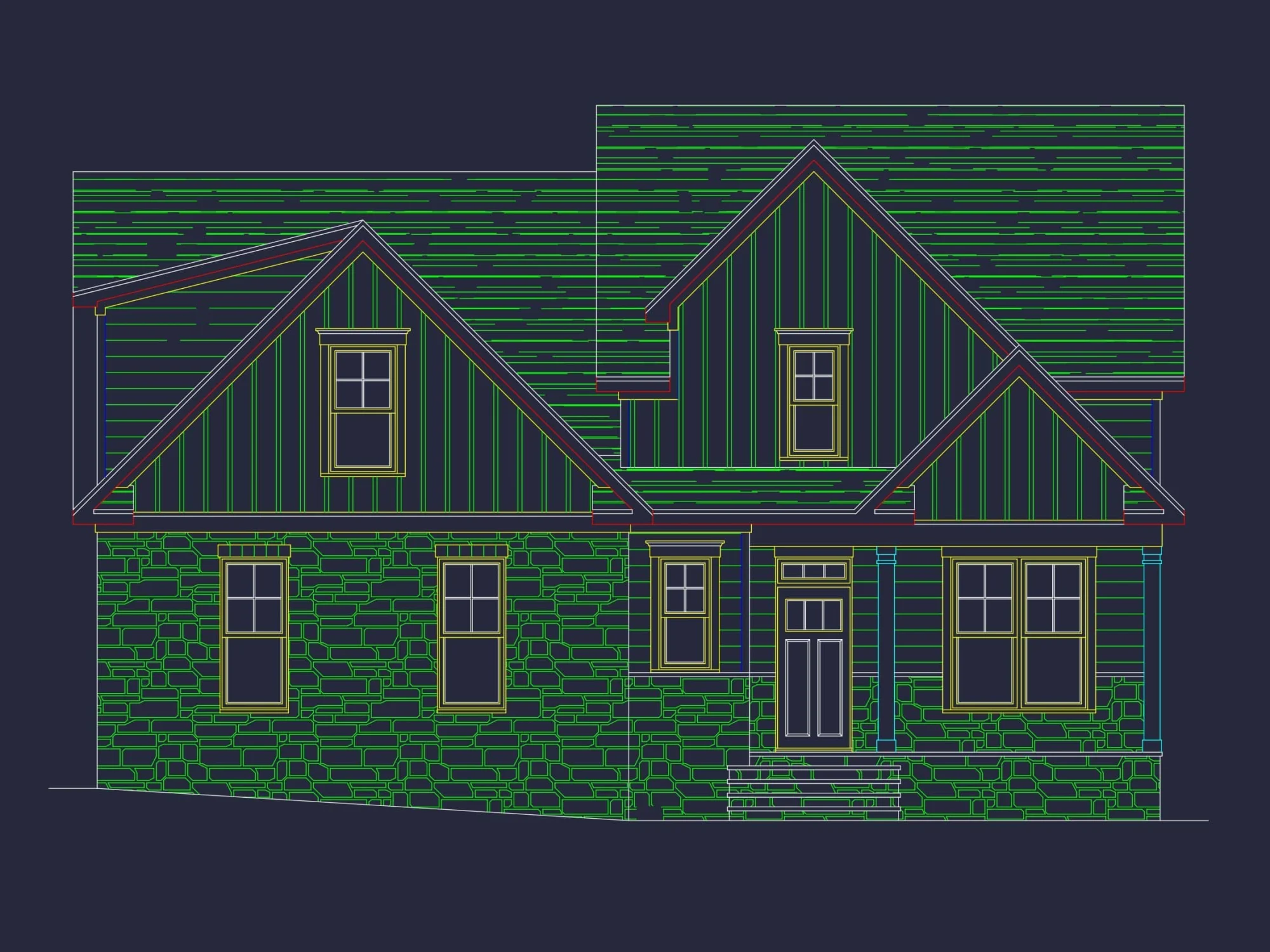 Stunning 1.5-Story House Plan with Craftsman Design & Spacious Layout