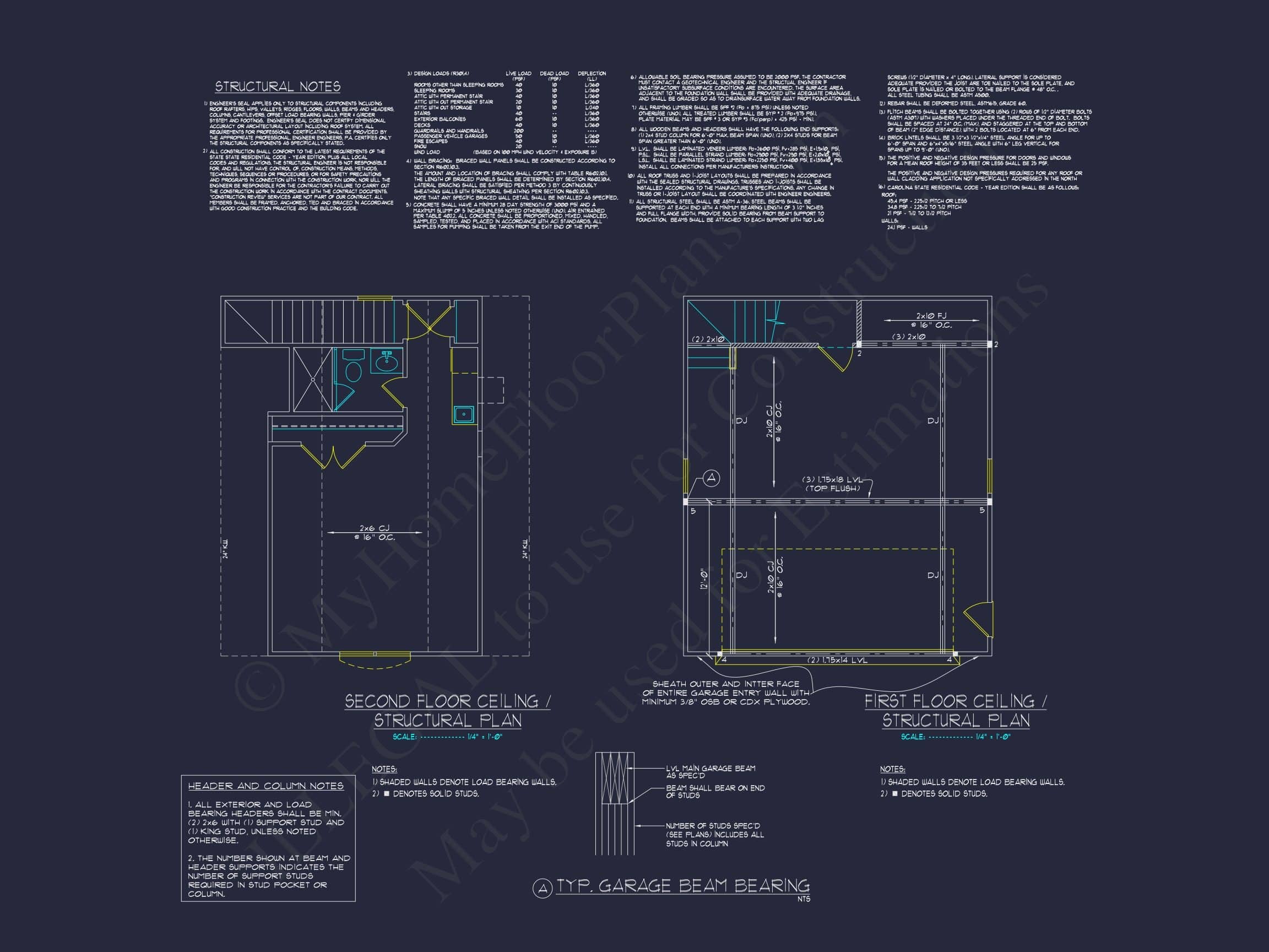 Stylish 24x28 Garage Plan with Living Space and CAD Design