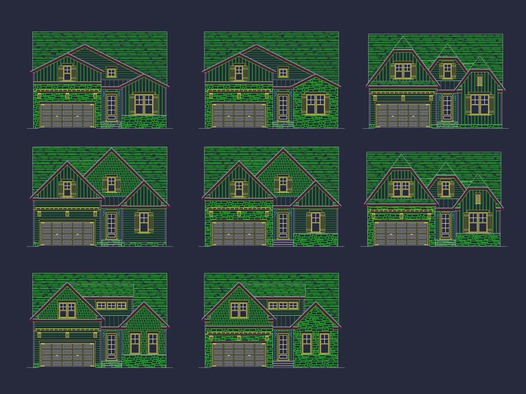 Stylish-Craftsman-Home-Plan-with-Two-Story-Floor-Designs
