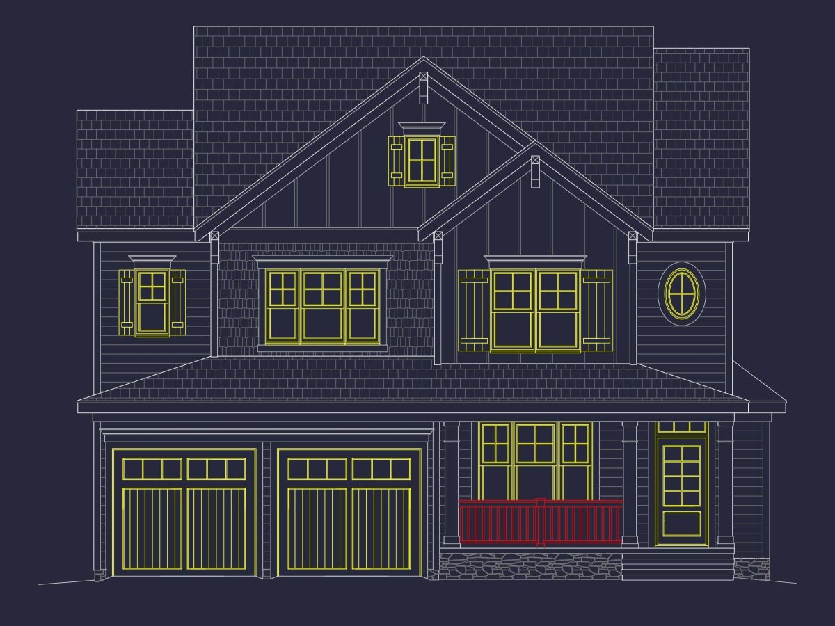 Stylish-Home-Plan-with-2.5-StoriesBlueprintand-CAD-Designs