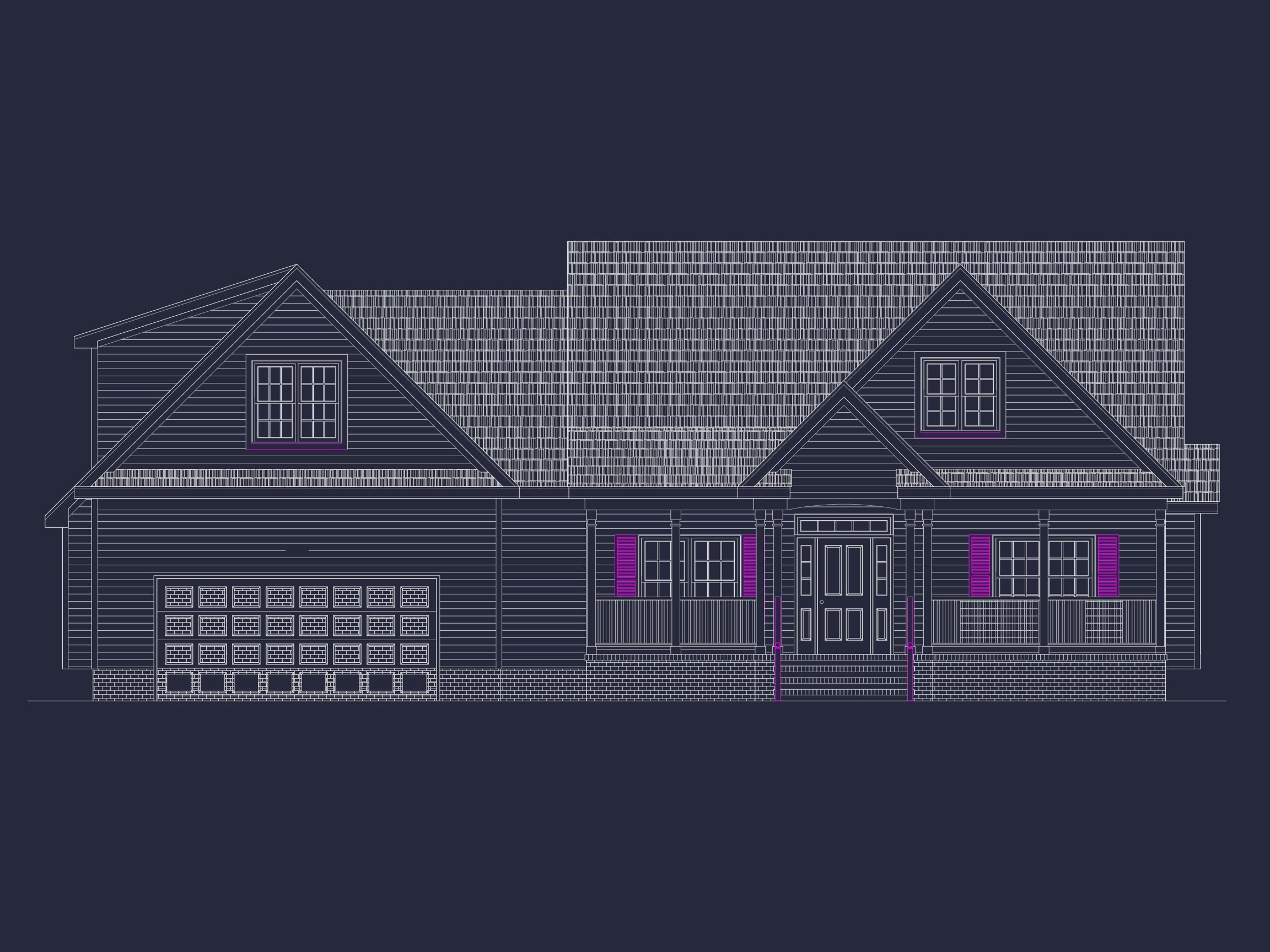 Traditional Country Home Plan – 1 Story, 4 Bedrooms, Open Floor Plan & Porches