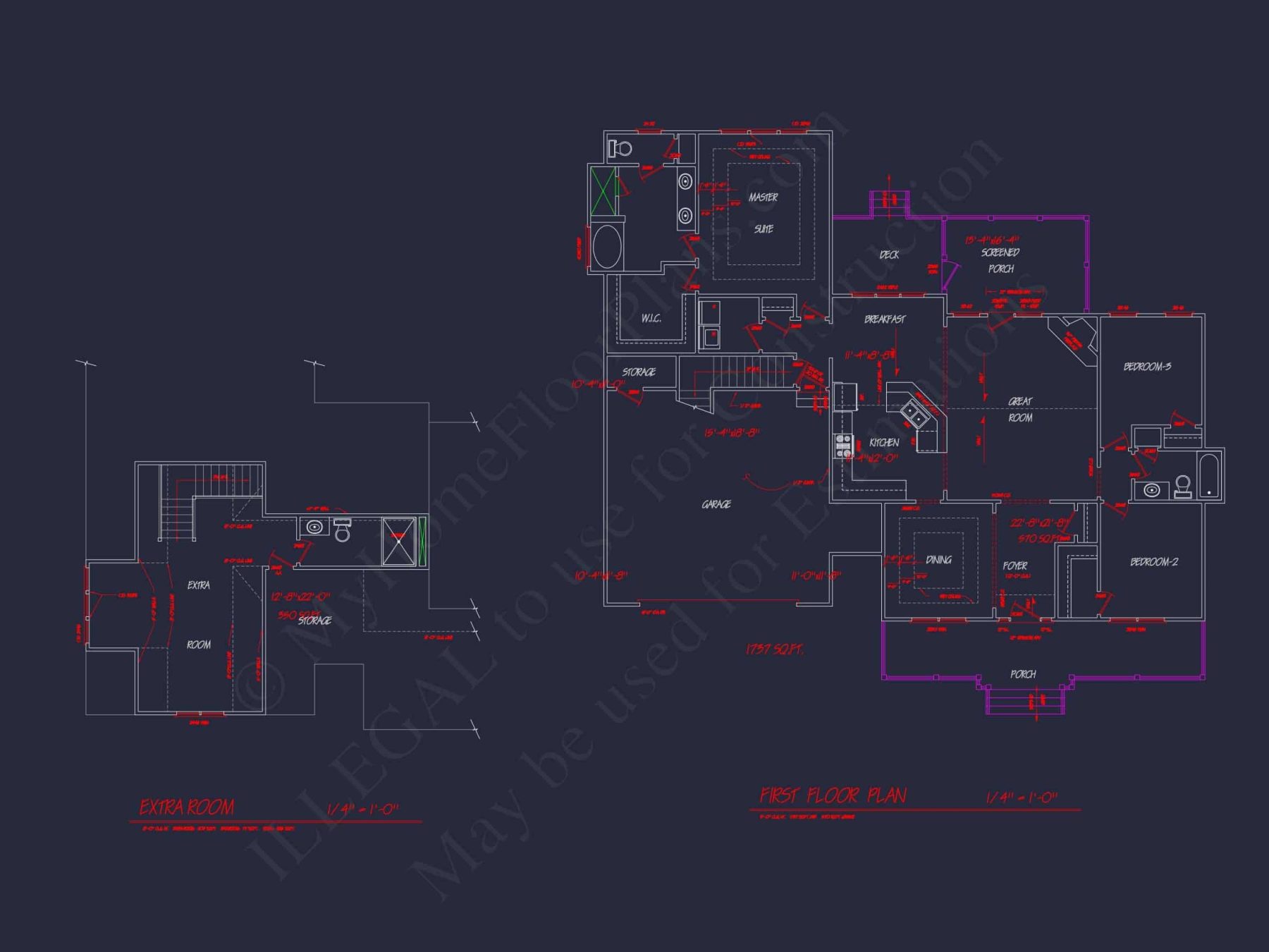 Traditional Country Home Plan – 1 Story, 4 Bedrooms, Open Floor Plan & Porches