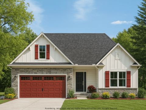 Traditional Craftsman Home Plan with 3 Bedrooms and Vaulted Ceilings