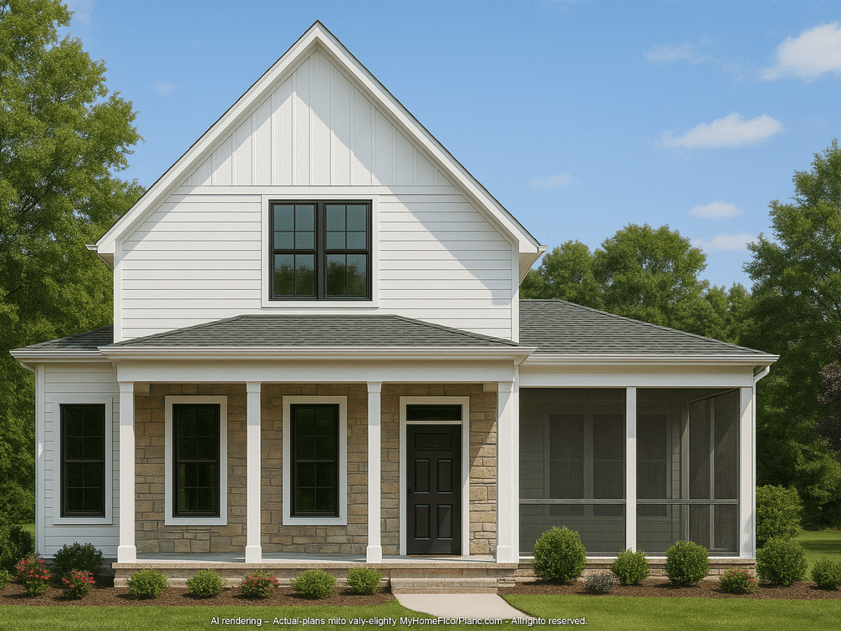 Traditional Craftsman Home Plan with Open Floor Layout & CAD Blueprints