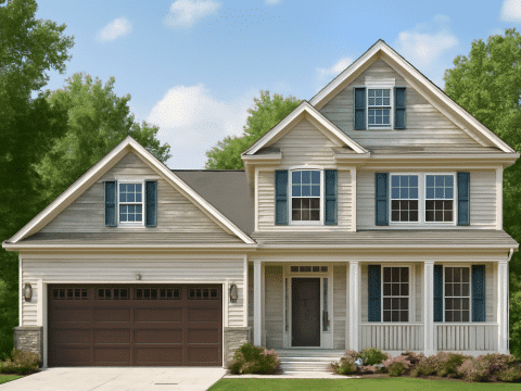 Traditional Craftsman Home Plan with Open Floor Plan Design