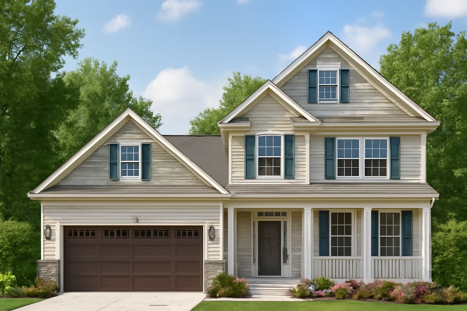Traditional Craftsman Home Plan with Open Floor Plan Design