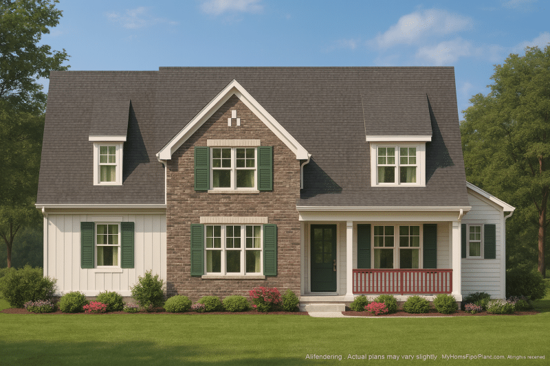 Traditional Craftsman Home Plan with Spacious Floor Designs
