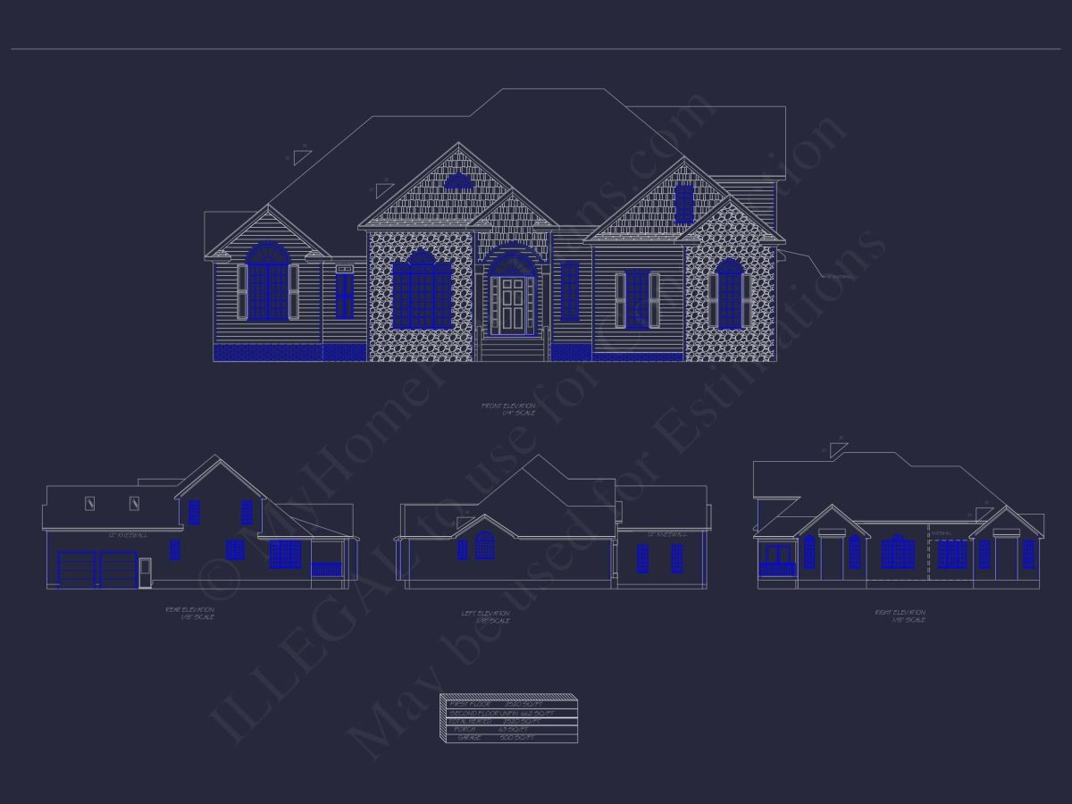 Traditional Craftsman Home Plan – 2,520 Sq. Ft. with Vaulted Ceilings & Open Layout