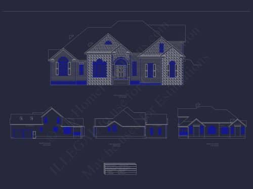 Traditional Craftsman Home Plan – 2,520 Sq. Ft. with Vaulted Ceilings & Open Layout