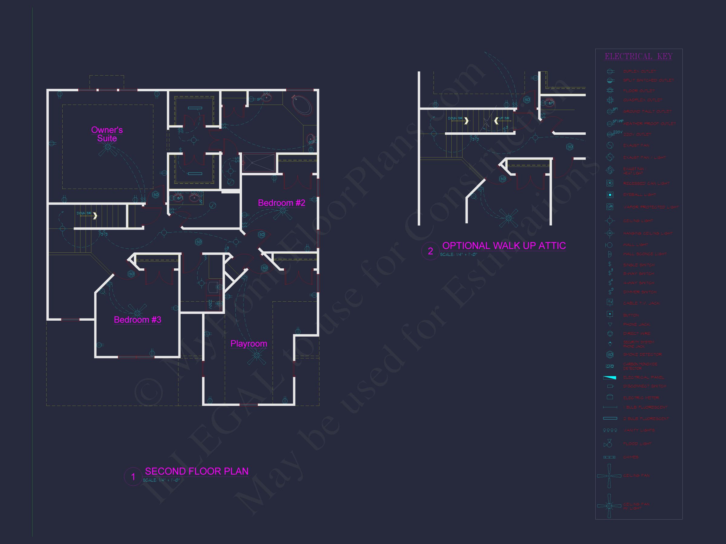 Traditional Craftsman House Plan with 2 Stories and Smart Layout (16)