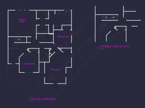 Traditional Craftsman House Plan with 2 Stories and Smart Layout