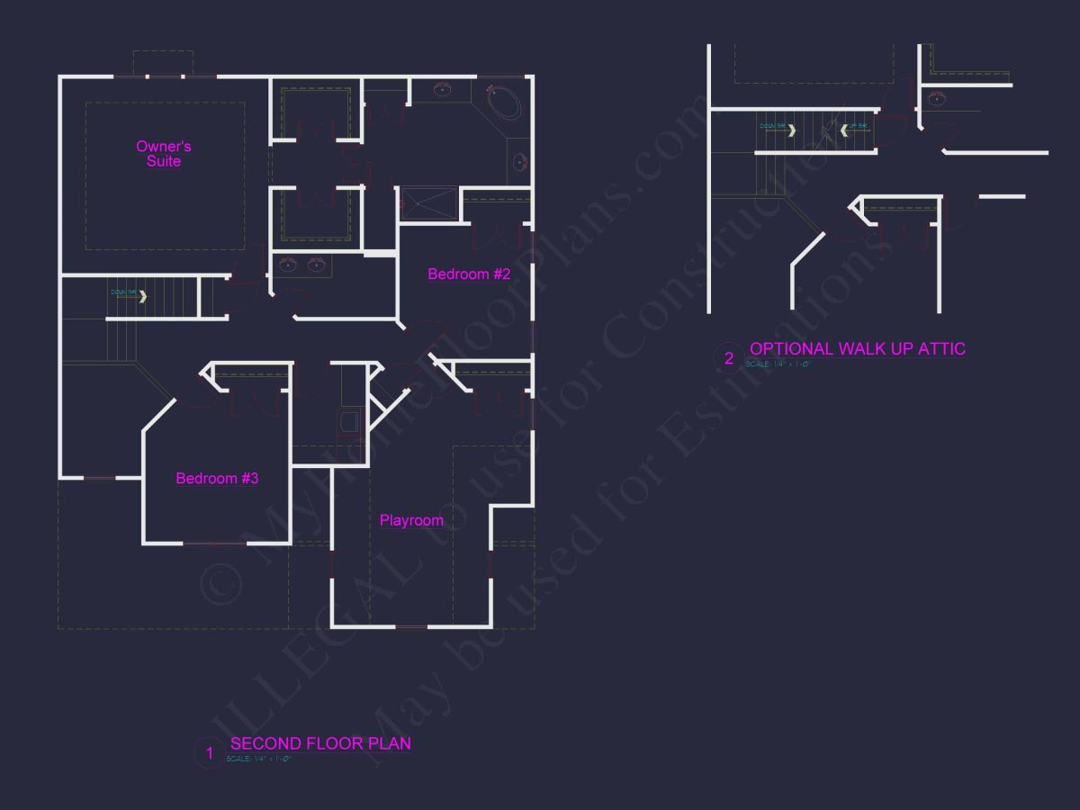 Traditional Craftsman House Plan with 2 Stories and Smart Layout