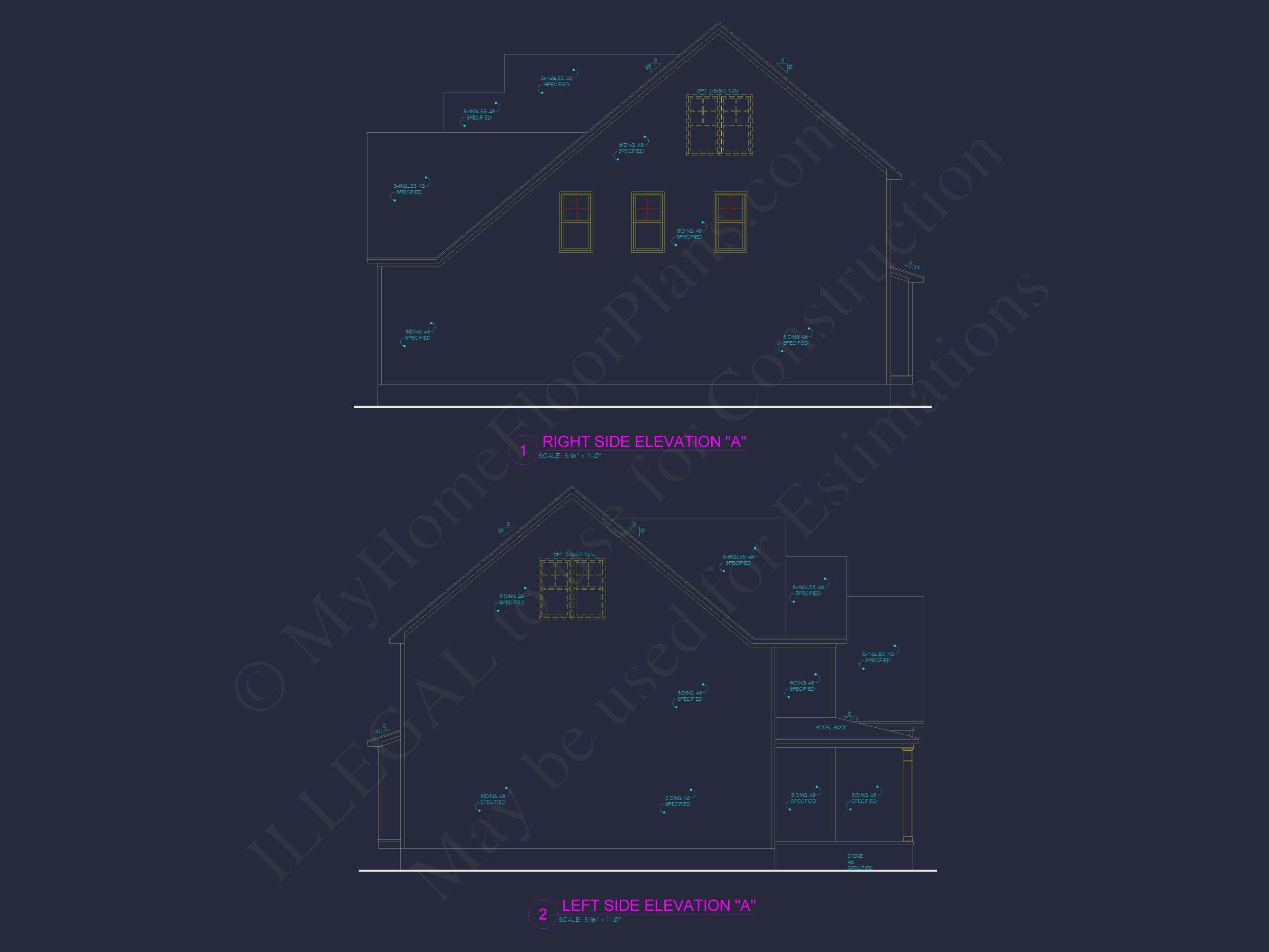 Traditional Craftsman House Plan with 2 Stories and Smart Layout