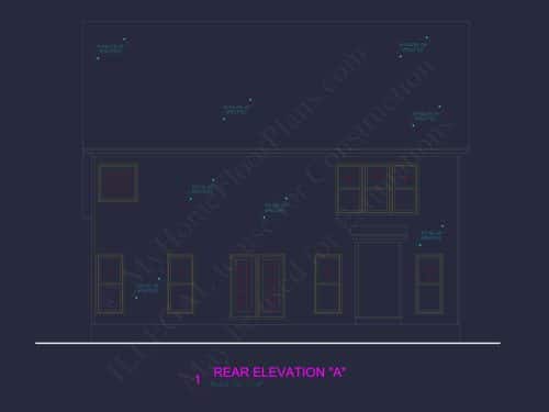 Traditional Craftsman House Plan with 2 Stories and Smart Layout