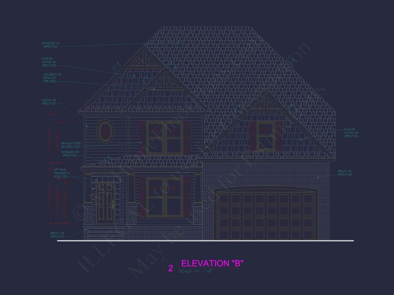 Traditional Craftsman House Plan with 2 Stories and Smart Layout