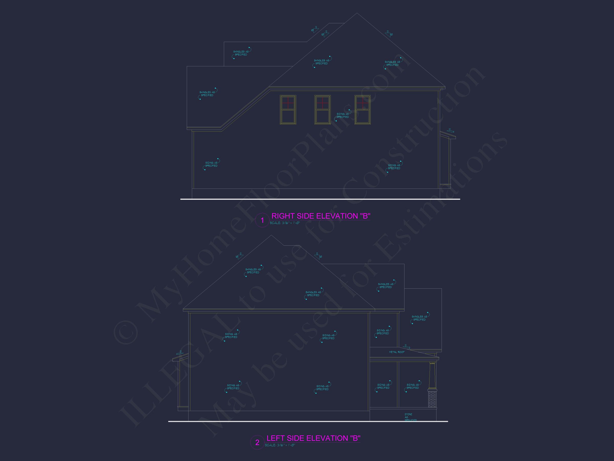 Traditional Craftsman House Plan with 2 Stories and Smart Layout