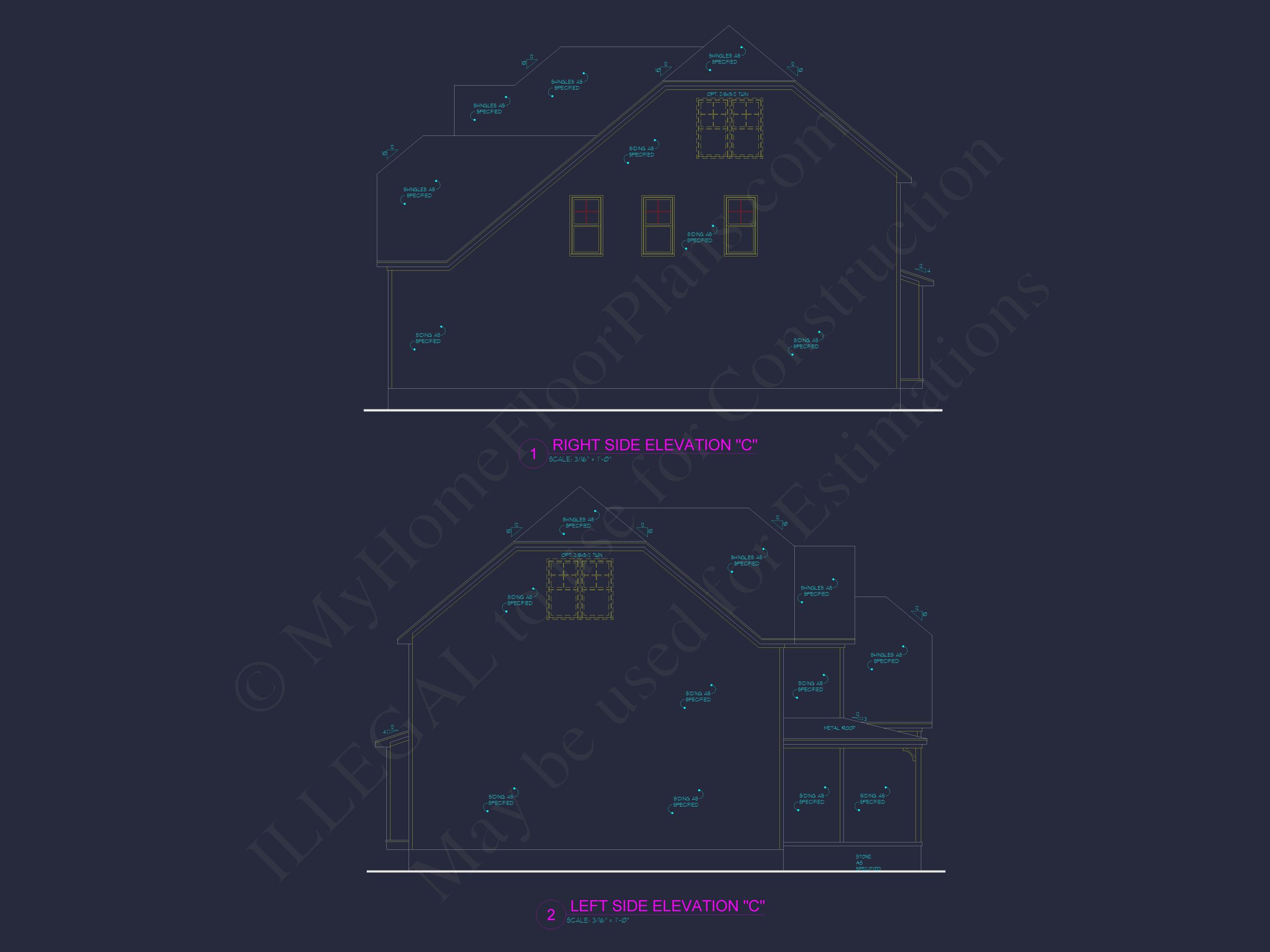Traditional Craftsman House Plan with 2 Stories and Smart Layout