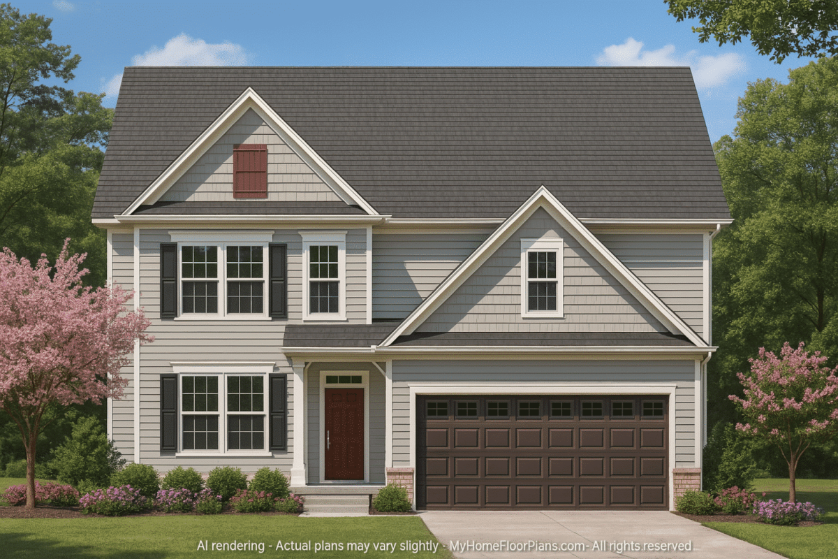Traditional Craftsman House Plan with 2,323 Heated Sq. Ft. & Versatile Floor Design