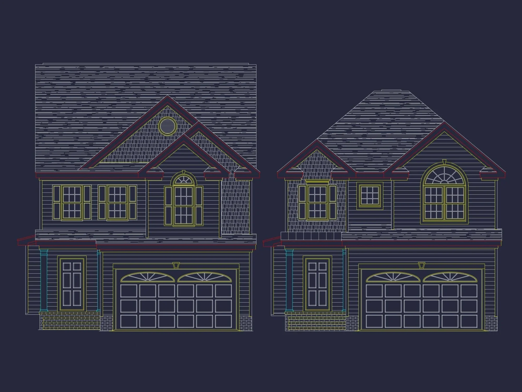 Traditional Home Plan with 3 Bedrooms, Vaulted Ceilings & Open Layout