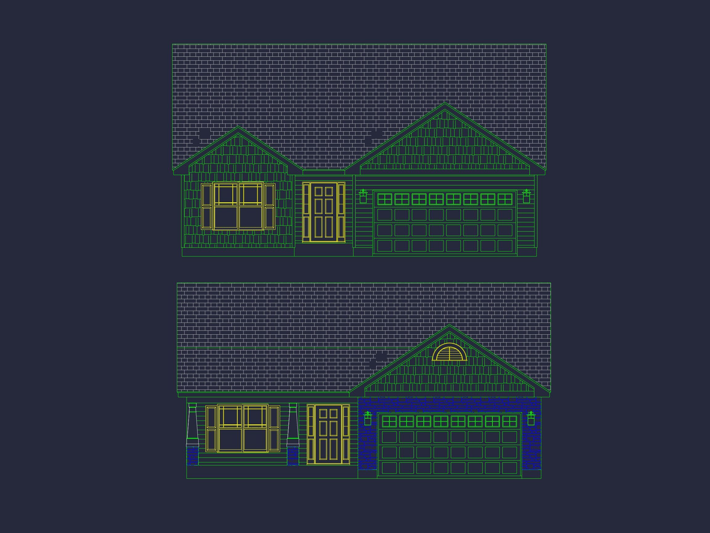 Traditional Ranch House Plan with CAD Blueprint Designs