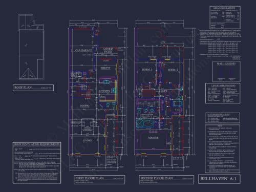Traditional Townhome Floor Plan with Colonial Revival Design