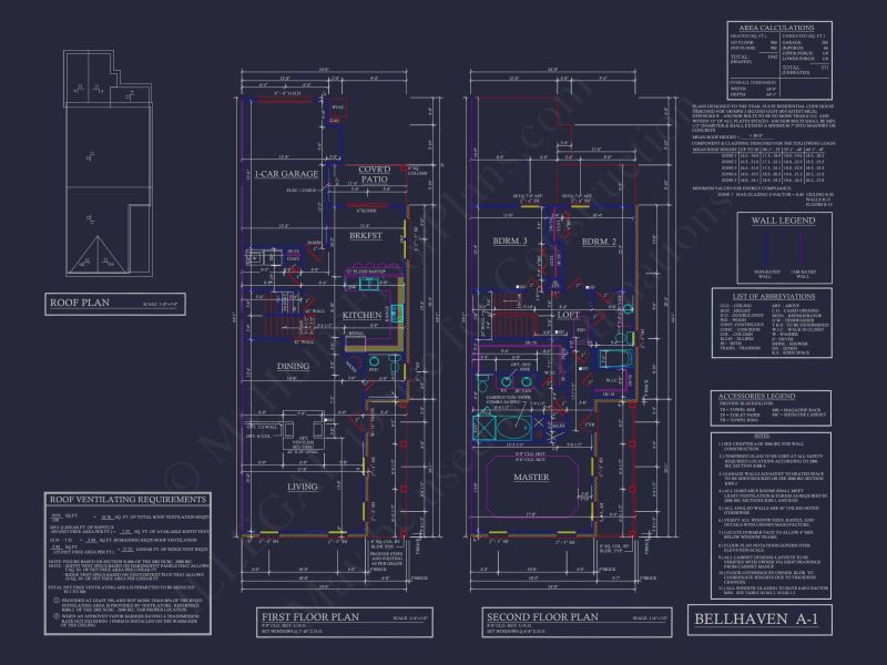 Traditional Townhome Floor Plan with Colonial Revival Design
